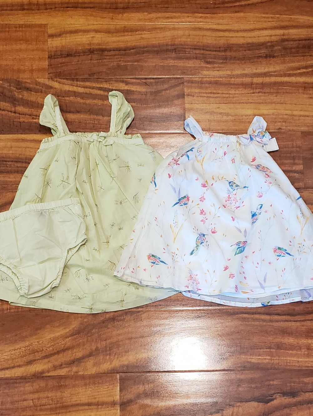 GAP Baby NWT/EUC 12-18 months dreaa set - hummingbird and dragonfly prints